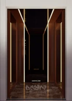 دکور کابین آسانسور مدل G25 جنرال کابین